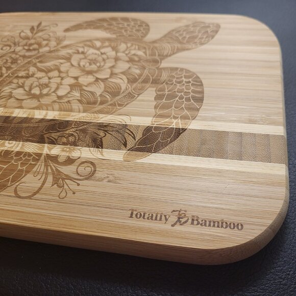 Bamboo Laser Engraved Small Cutting Board - Picture 2 of 4